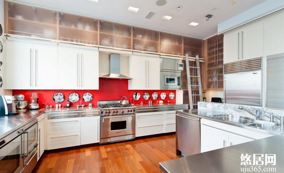 不銹鋼廚房臺面效果圖